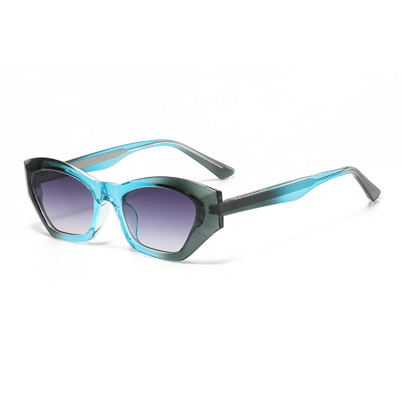 Polygonal Cat's Eye Core Insert TR Sunglasses