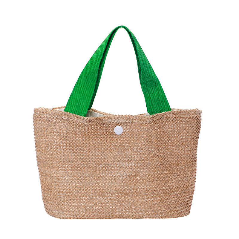 New Handbag Seaside Beach Vacation Leisure Woven Beach  Large Capacity Straw Bag