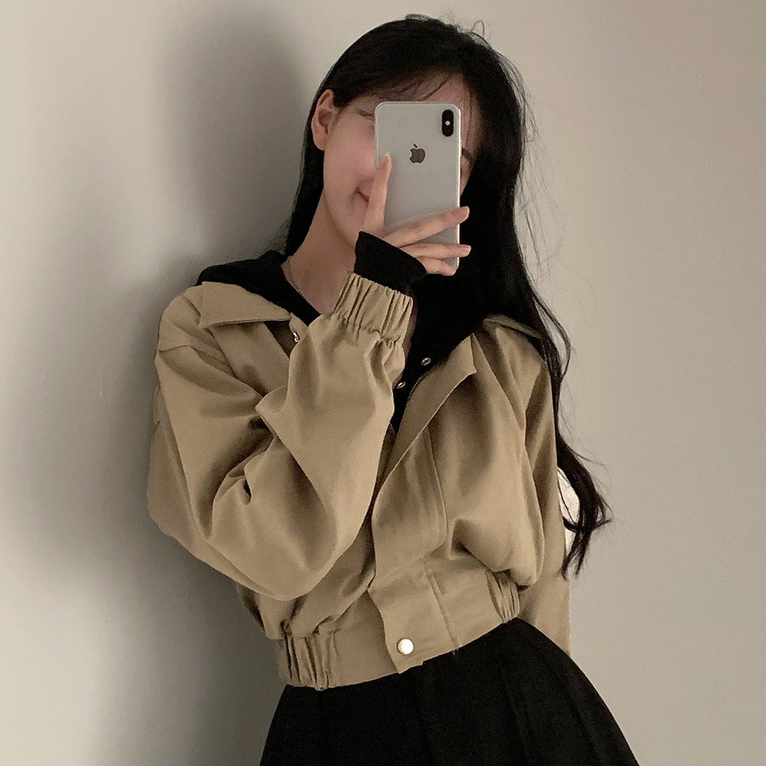 Casual Jacket Coat Short Waist-tight