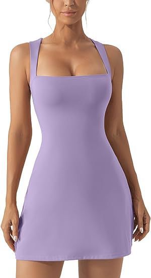 Fashion Solid Color Shoulder Strap Tight Dress