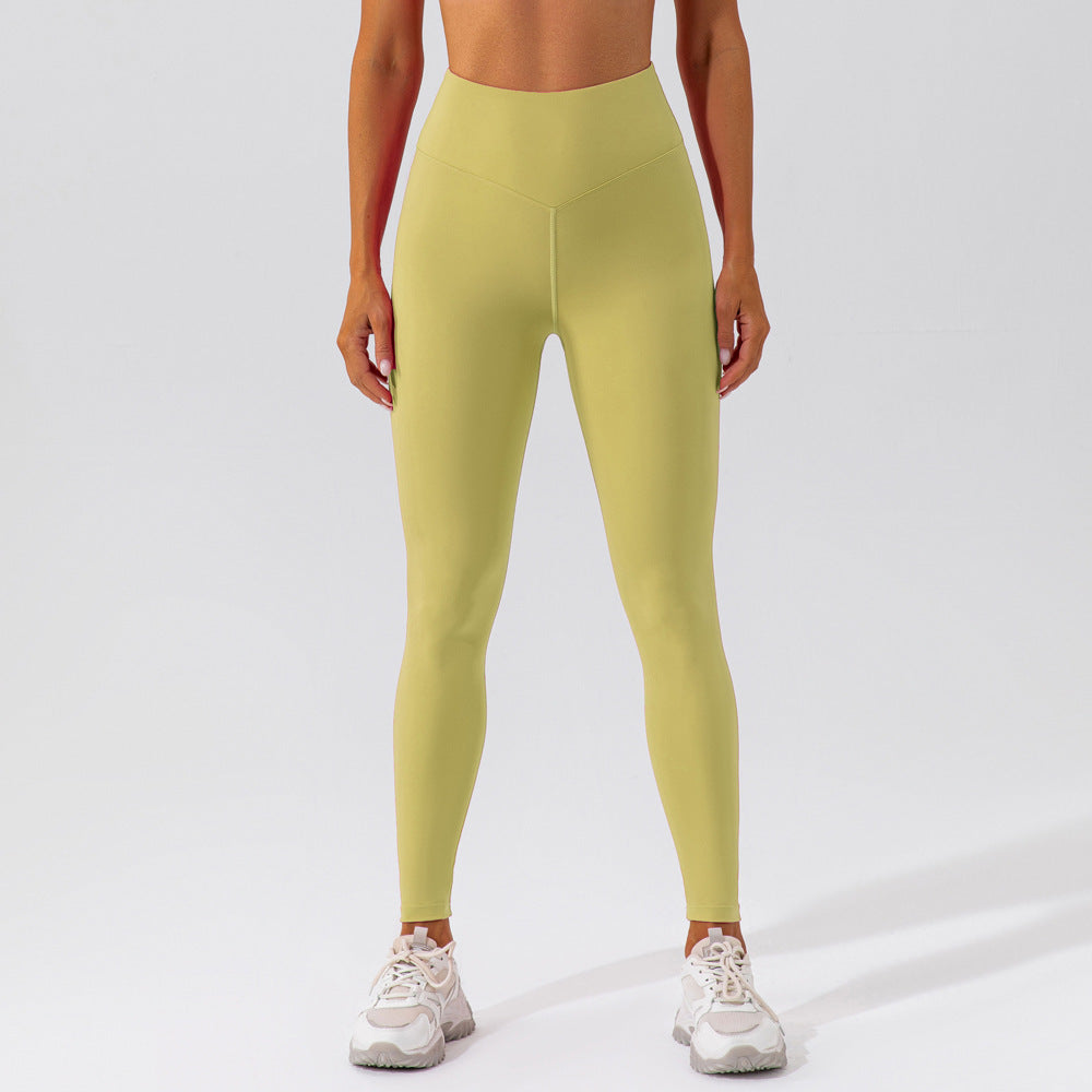 Running Sports Top da donna, asciugatura rapida, colore nudo, a maniche corte, maglietta fitness