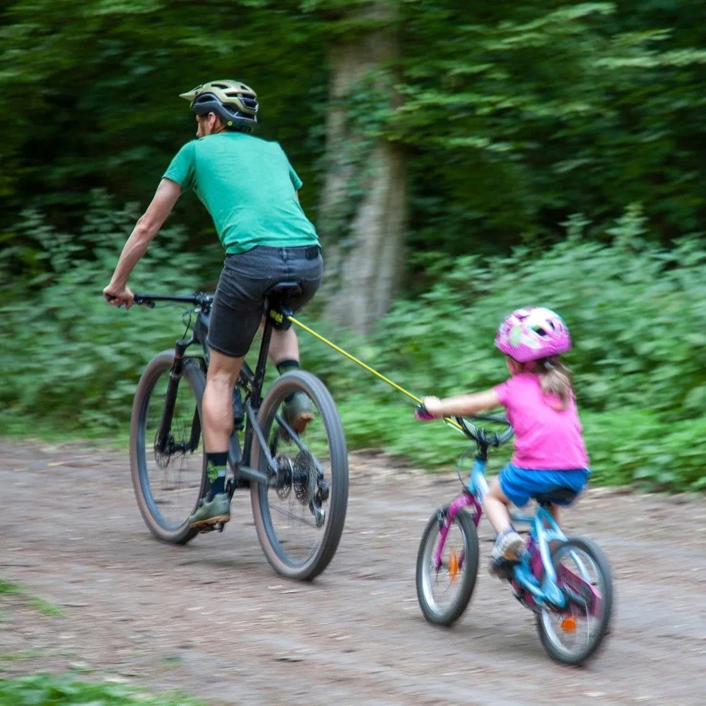 Dispositivo di trazione per rimorchio per bici da montagna all'aperto Corda per rimorchio per bicicletta genitore-bambino