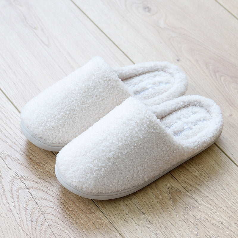 Winter cotton slippers women indoor home