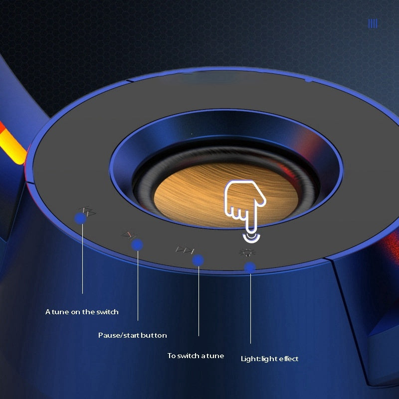 Ornamento per computer desktop audio Bluetooth a levitazione magnetica