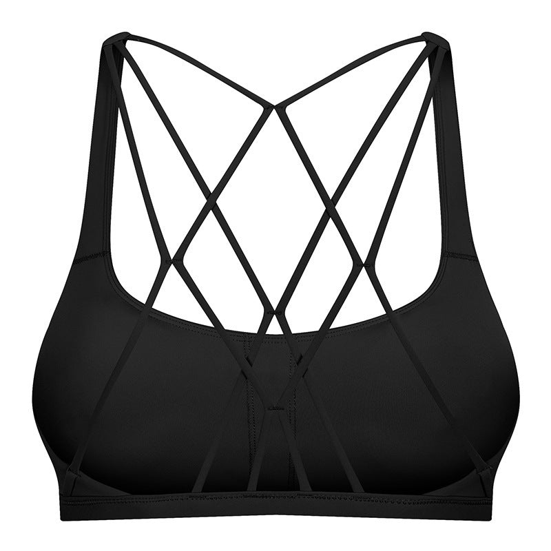 Beautiful back underwear skin-friendly nude sports running yoga fitness bra