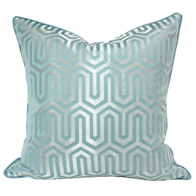 Light blue bedside pillowcase