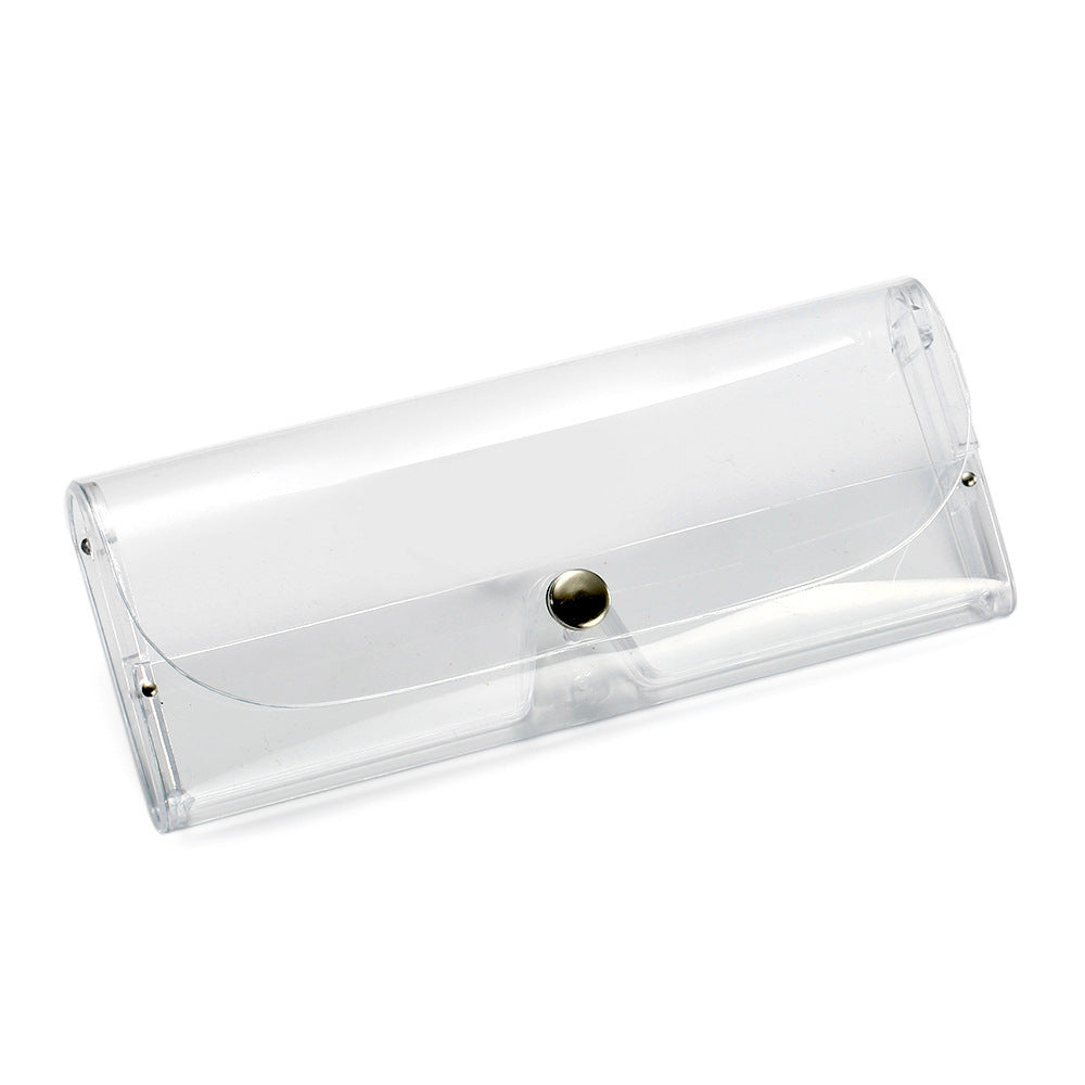 Transparent clip glasses case