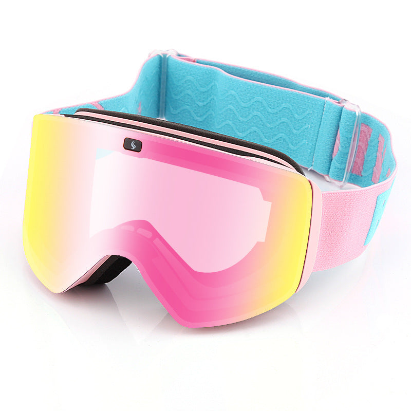 Ski Double-layer Anti-fog Large Vision KOCA UV Protection Large Cylindrical Mountaineering Goggles