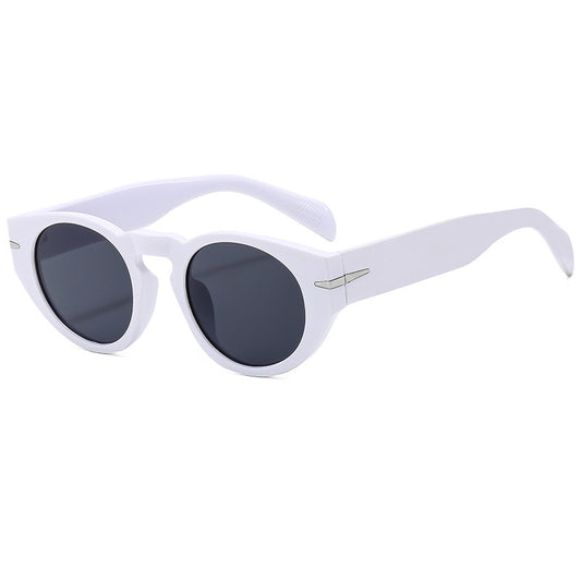 Round Wide Leg Sun Protection Driving Sunglasses