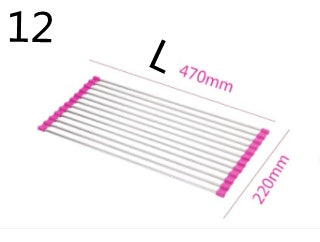 Klappende Küchenabflussspüle Rack Edelstahl