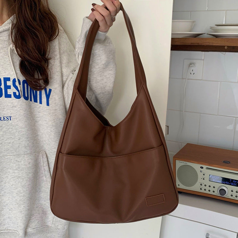 Mode -Tasche große Kapazität Casual Umhängetasche Frauen Pendeln Handtaschen College Student