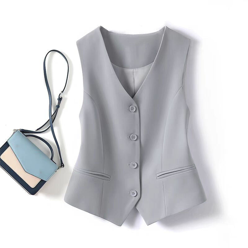 Fashion Personalized Suit Slim Fit Vest Women