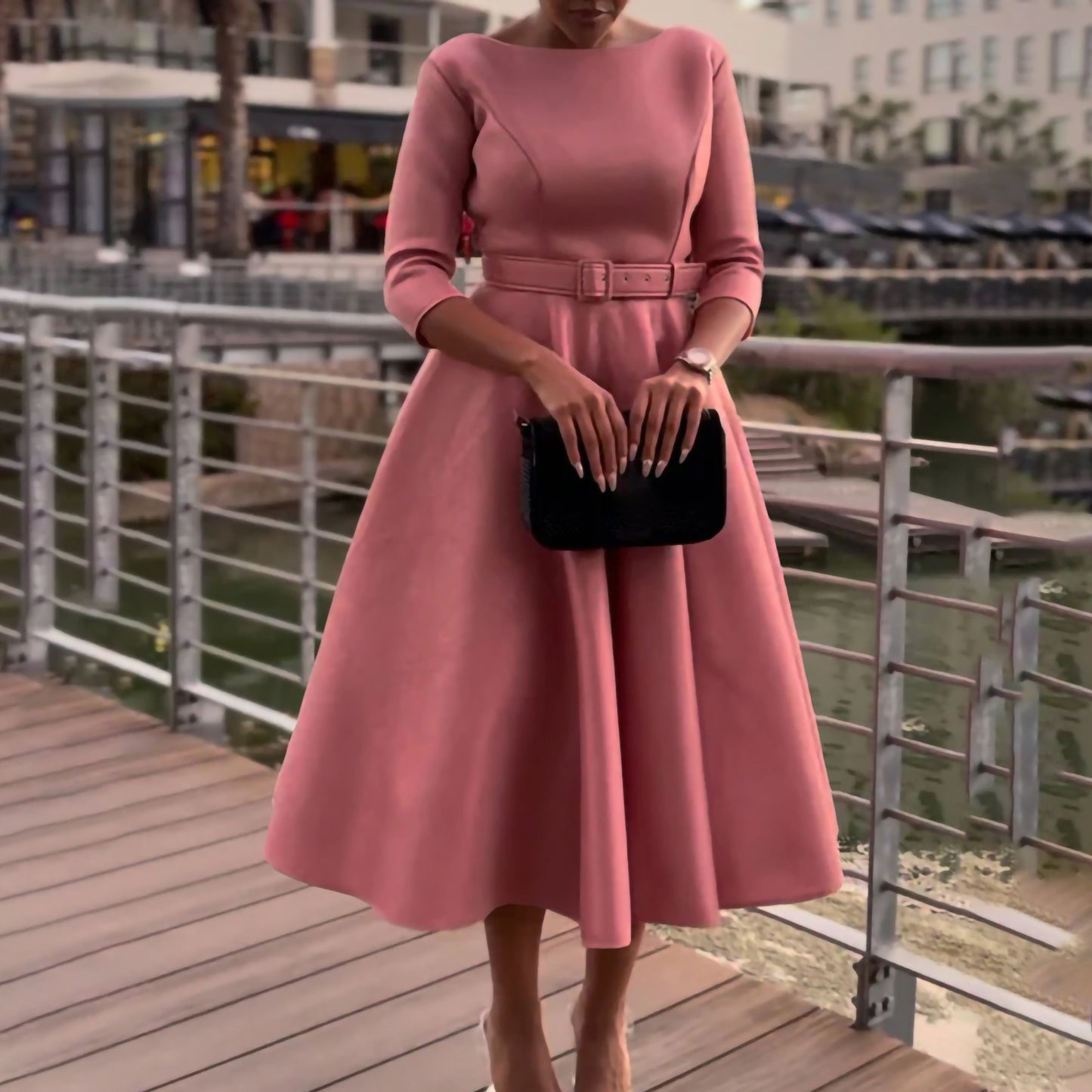 Robe de banquet de demoiselle d'honneur à la mode des femmes