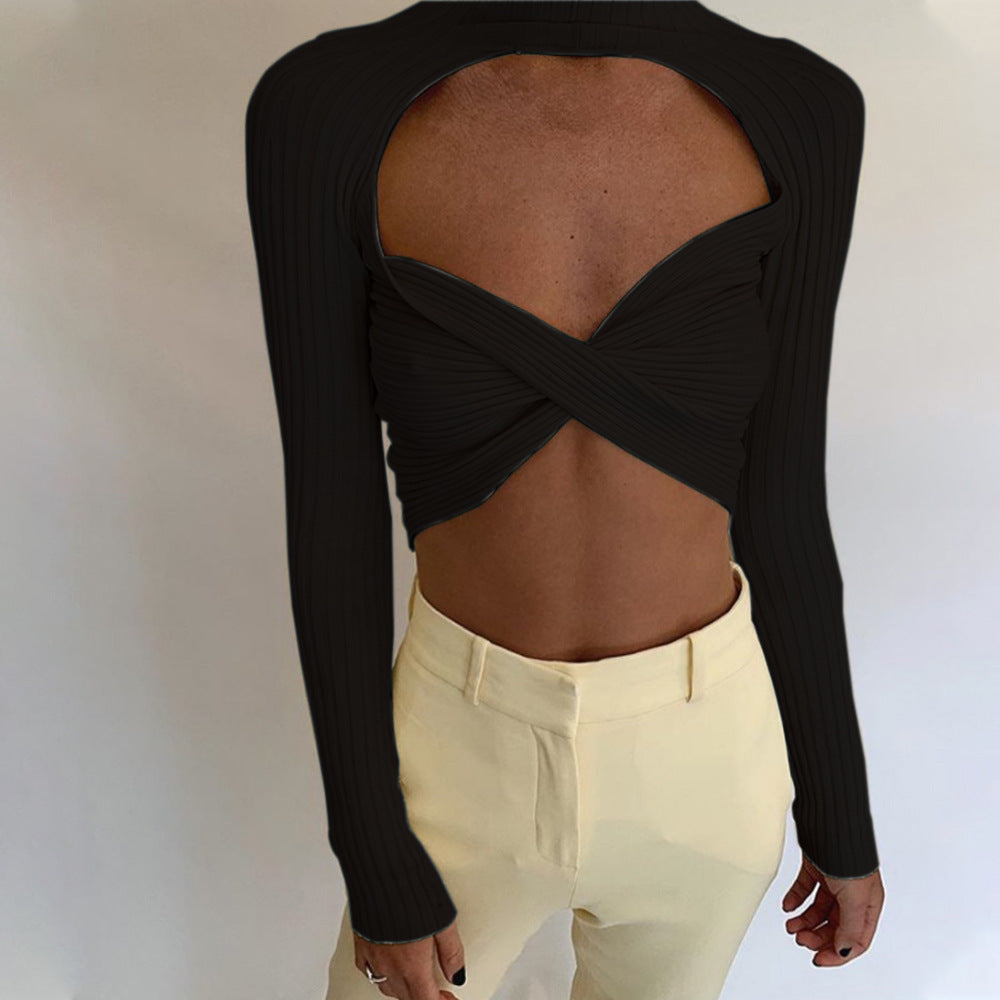 Top Tight Super Short Half High Collar