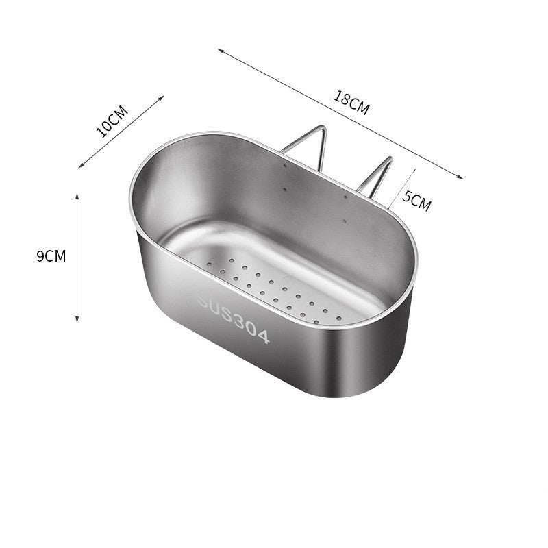 Cestello di scarico in acciaio inox per lavello da cucina