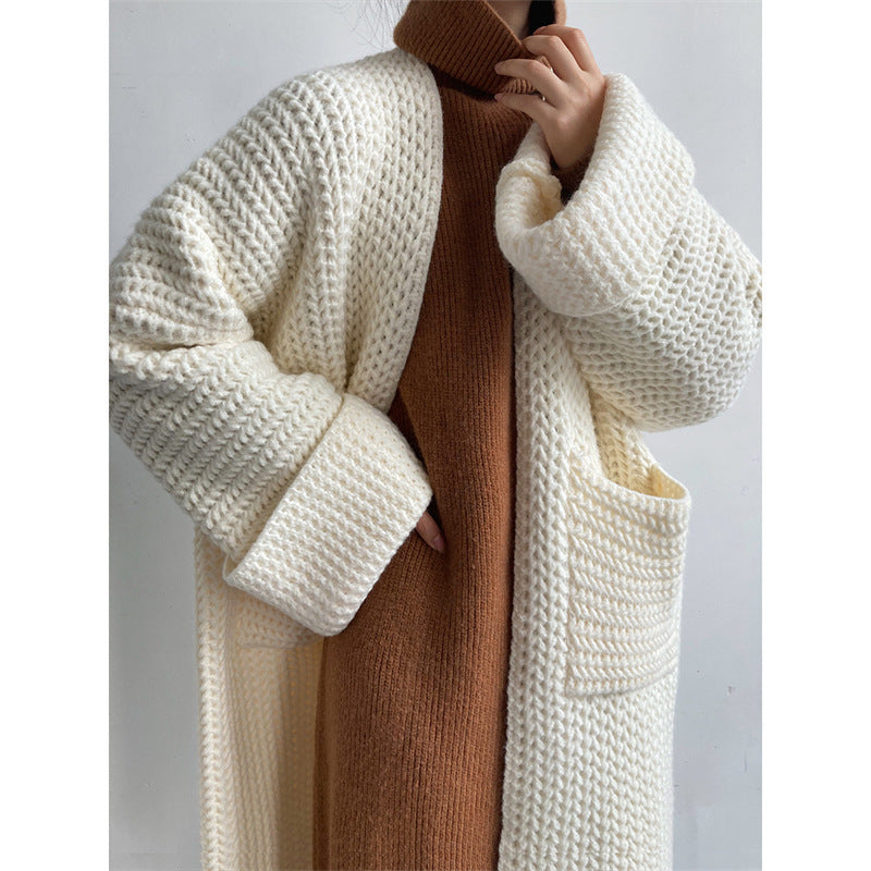 Autumn And Winter Cardigan Coat For Women