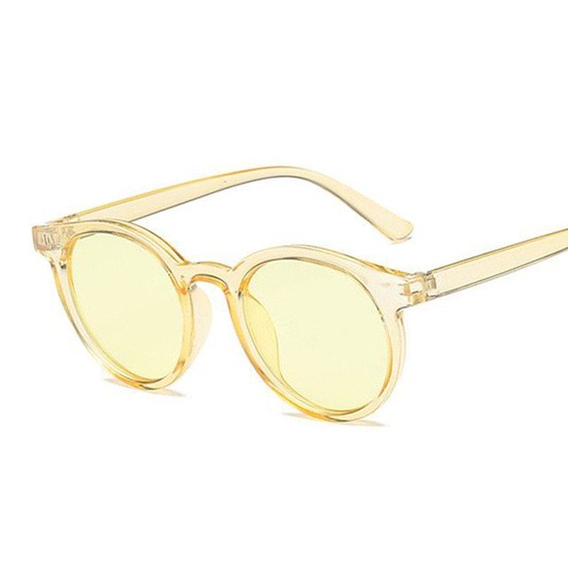 Net red candy color colorful retro sunglasses