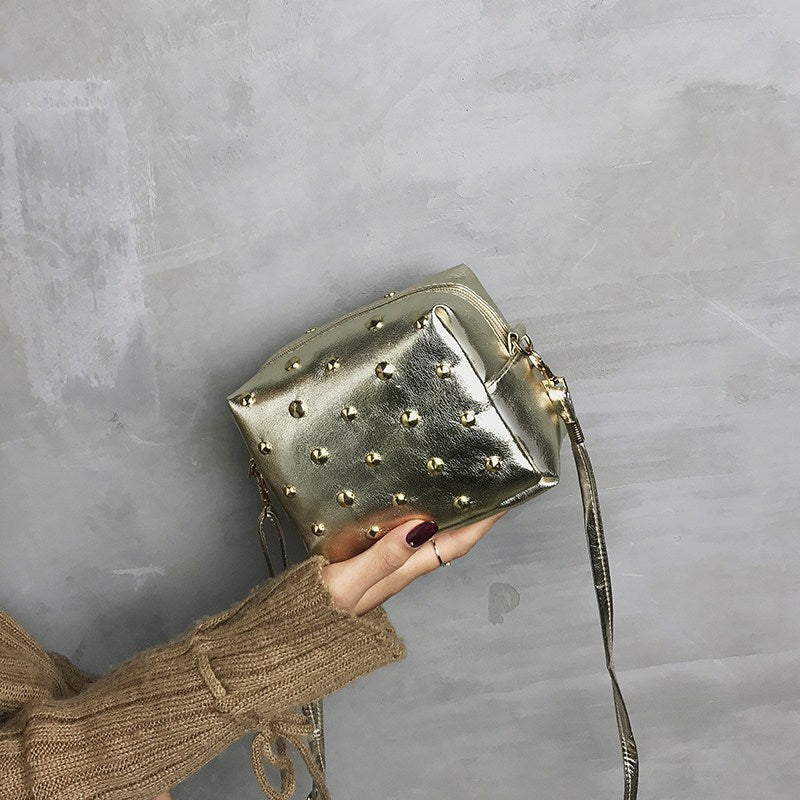 Small Bag Women New Fashion Messenger Bag Rivets