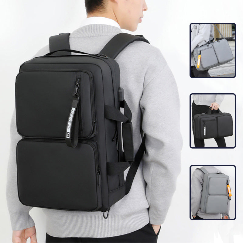 Zaino multifunzionale grande capacità borsa per laptop aziendale borsa per il tempo libero viaggio pendolare borsa per la scuola borsa a tracolla portatile