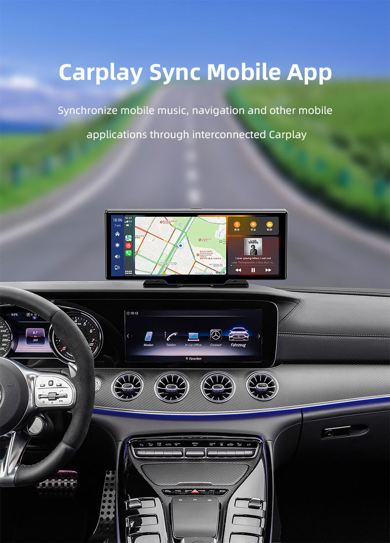 Navigazione 10,26 pollici Wireless Carplay e registratore per auto