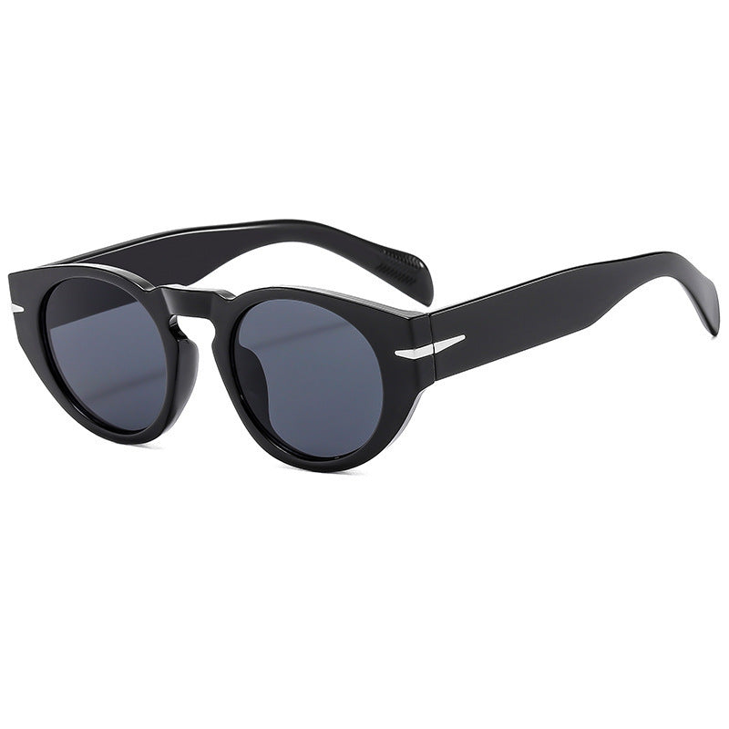 Round Wide Leg Sun Protection Driving Sunglasses