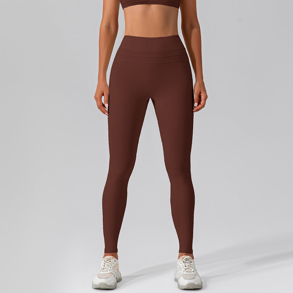 High Waist Shaping Nude Feel Yoga Quick-drying Skinny Workout Pants