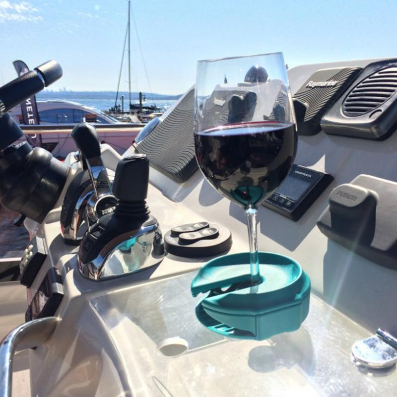 Pêcheur du support de tasse de vin en plein air