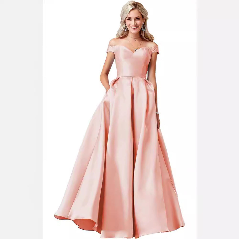 Off-the-shoulder Ball Gown Long