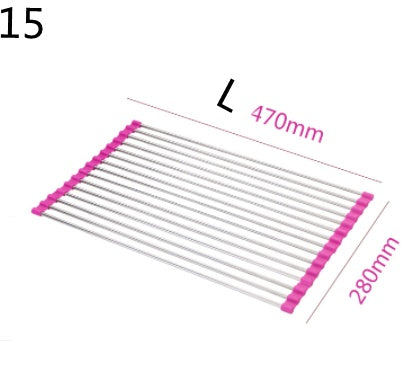 Klappende Küchenabflussspüle Rack Edelstahl