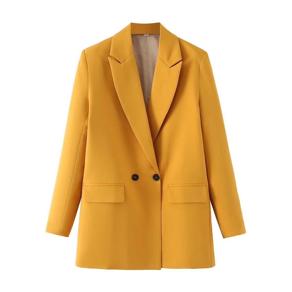 Women's Multicolor Double Breasted Suit Coat Suit