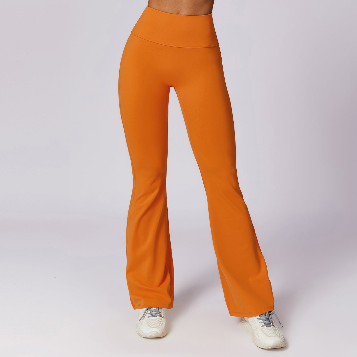 Wide Leg Tight Nude Feel Hip Lifting Yoga Bell-bottom Pants