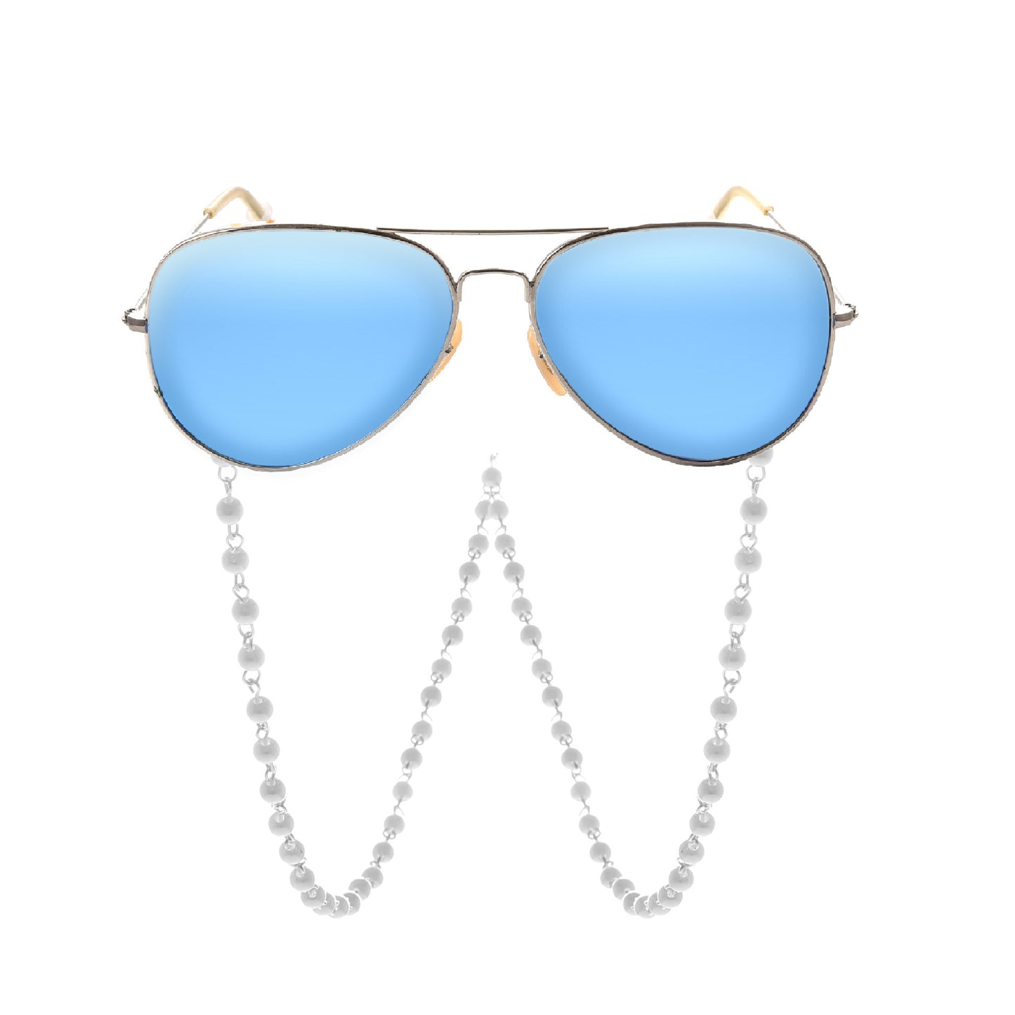 Simple fashion pearl glasses chain