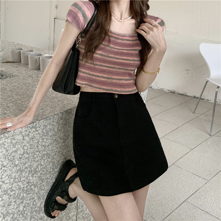 Anti-exposure A- Line Skirt Women