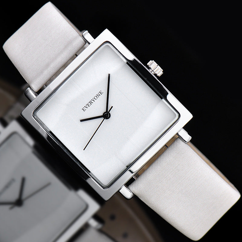 Large Dial Fashion Creative Square Quartz Watch