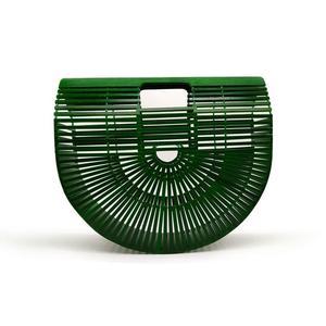 Bamboo Woven Bag Rattan Creative Beach Handbag Women