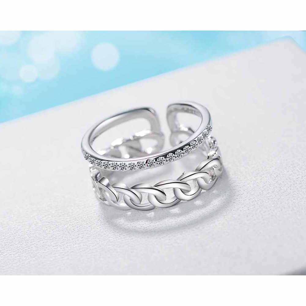 Personalized simple diamond ring women