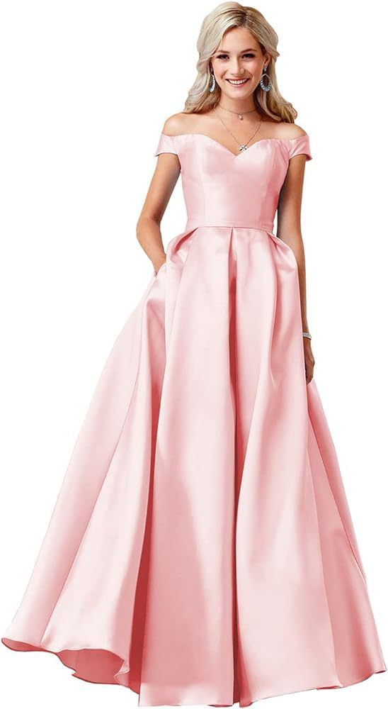 Off-the-shoulder Ball Gown Long