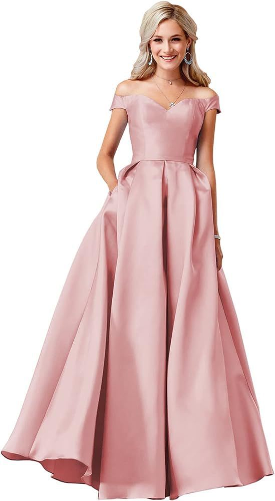 Off-the-shoulder Ball Gown Long