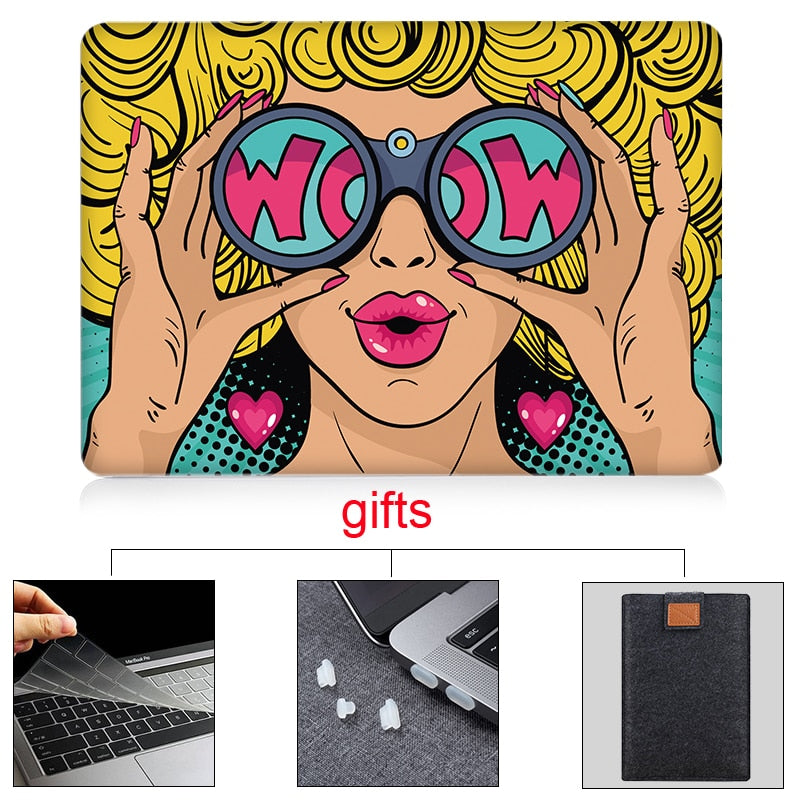 Hard MacBook Laptop Cases with Various Prints