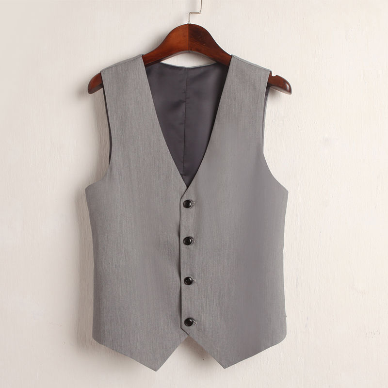 Men's And Women's Fashion Simple Sleeveless Vest Jacket