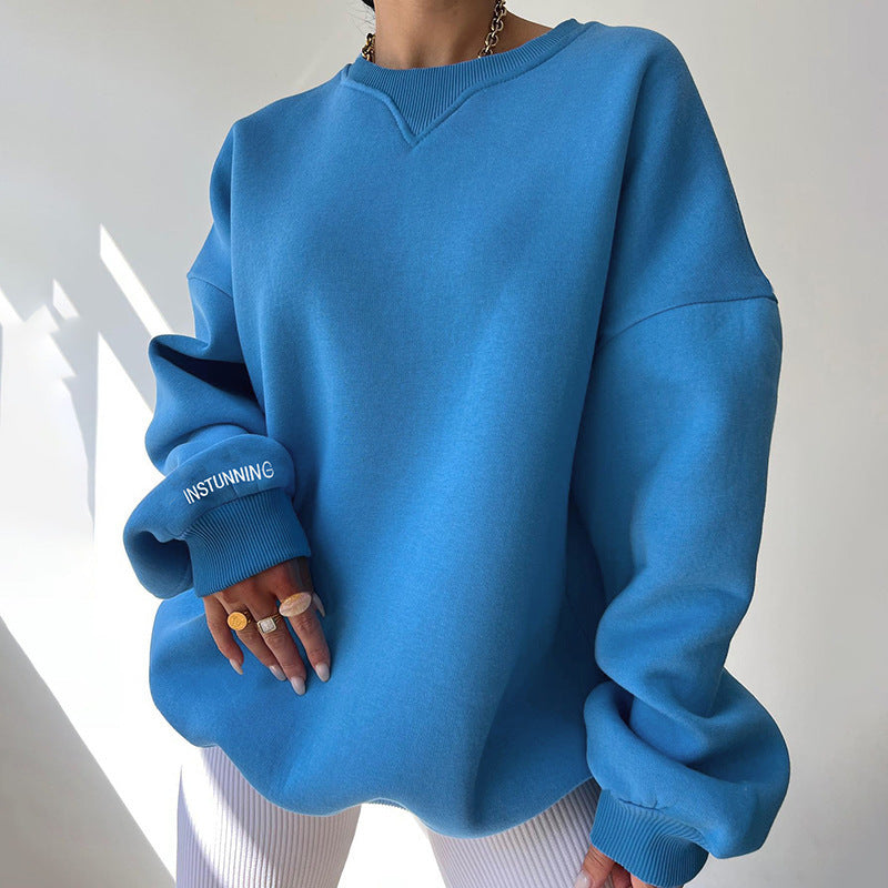 Loose And Versatile Casual Sweater Women