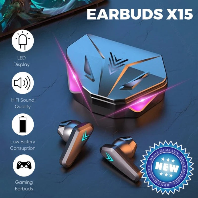 X15  Tws Earphone Bluetooth Wireless Without Box V5.1 In Ear Headphones Blutooth Hearing Aids Sport Gamer Headset Phone