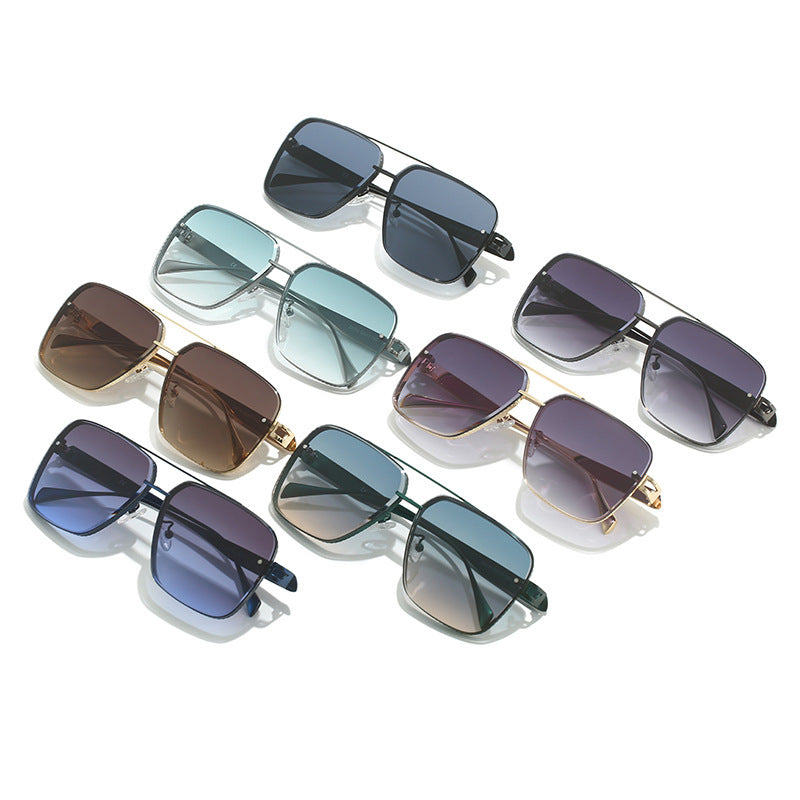 Men's Casual Fashion Metal Frame Sun Glasses