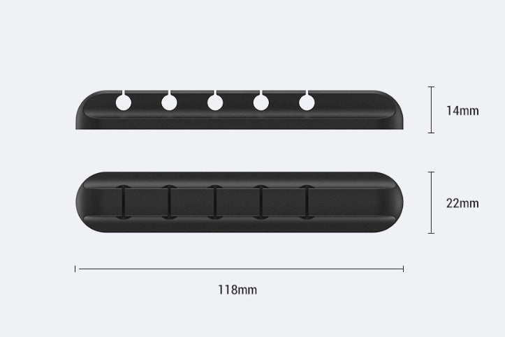 Morsetto per cavi di gestione dei cavi di stoccaggio in silicone