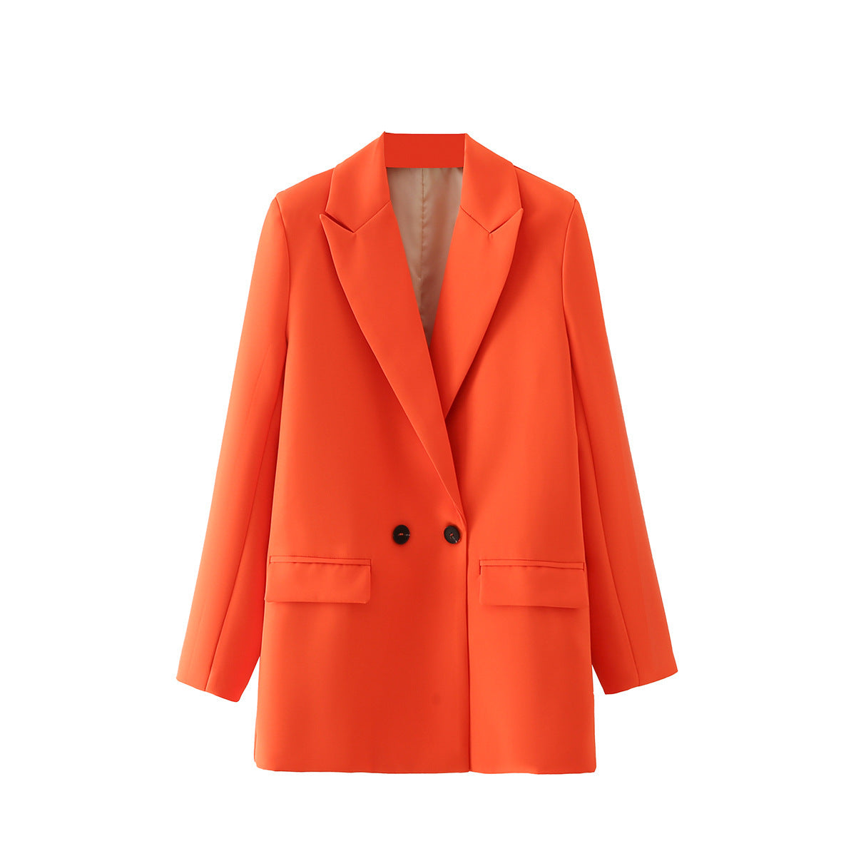 Women's Multicolor Double Breasted Suit Coat Suit