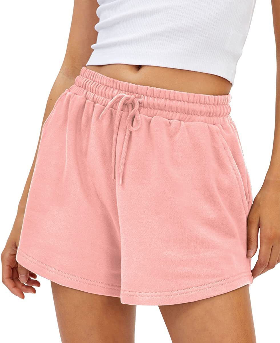 Shorts sportifs pour femmes élastiques d'été décontractées et confortables