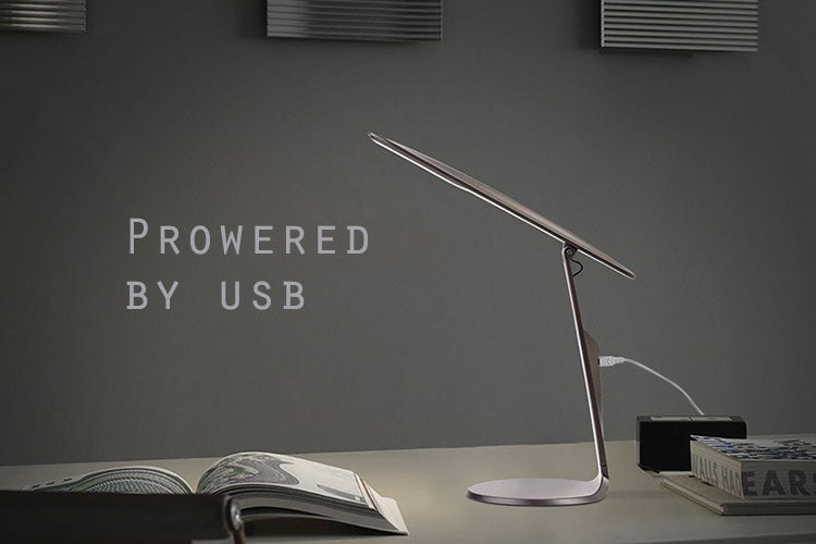 Folding touch table lamp