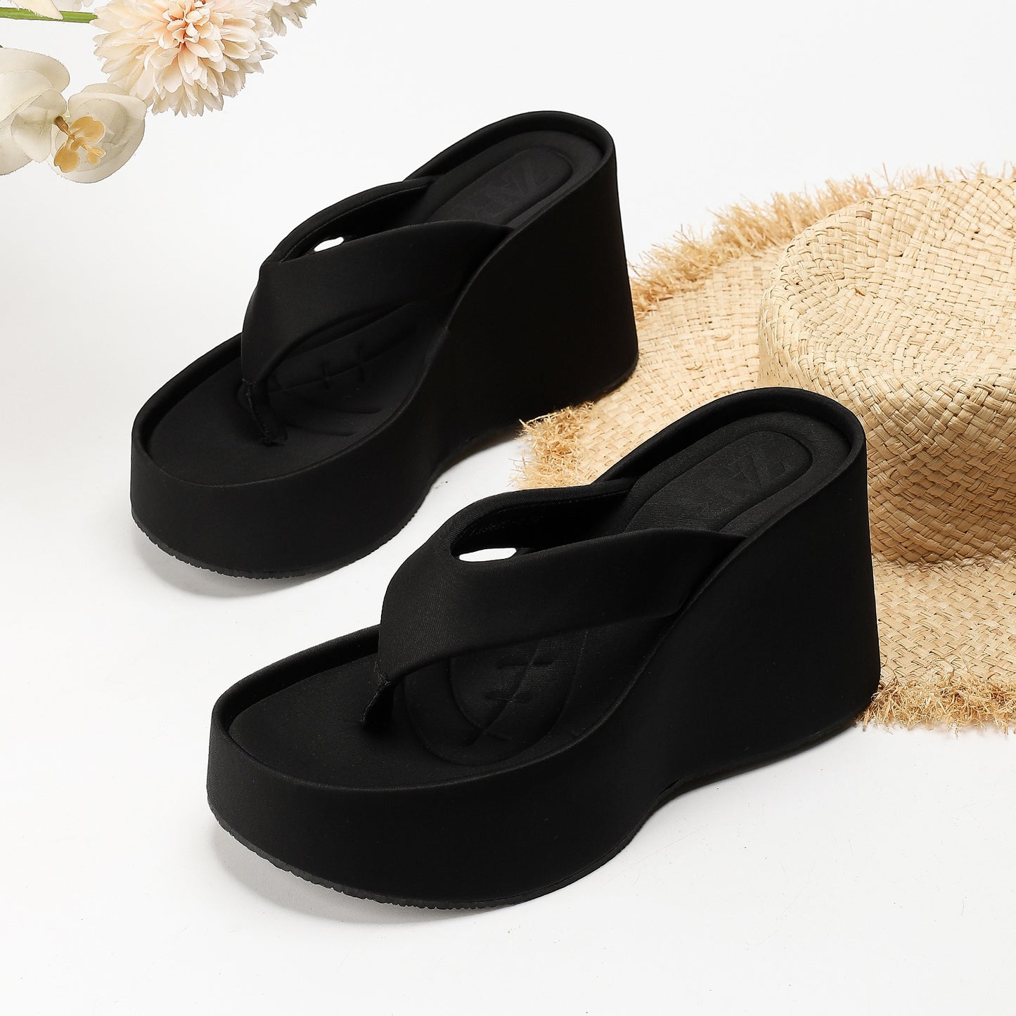 Thick Soled Slippers Woman Lady Shoes Sandals America Africa