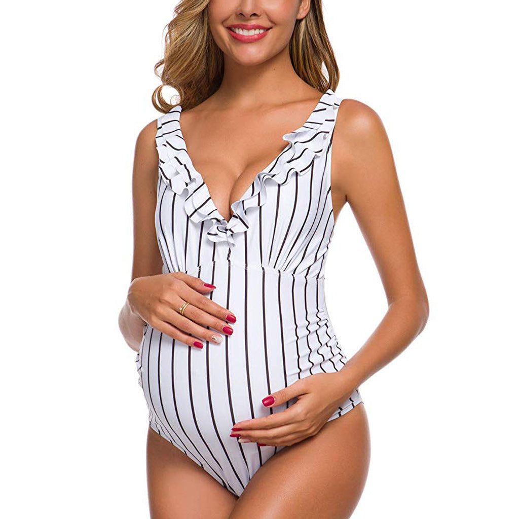 Pregnant women one-piece bikini