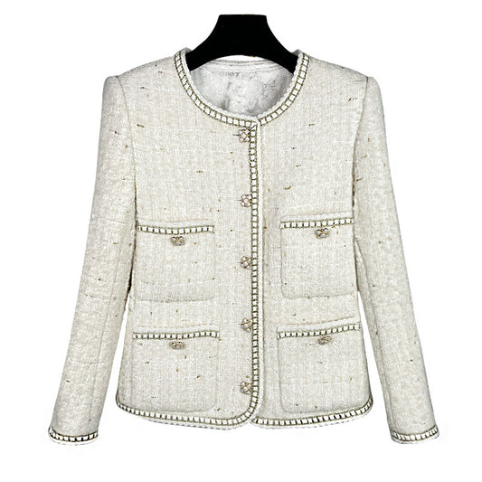 Socialite Temperament Tweed Coat For Women